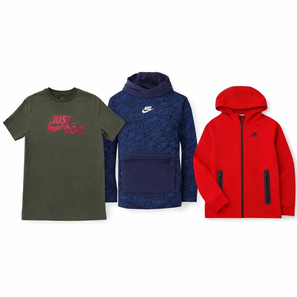Nike Other - Nike Youth XL Bundle Hoodie Shirt Jacket Athletic Kids Lot
